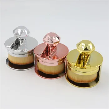 

1Pc Push-Pull Portable Professional Round Seal Body Facial Foundation Brushes Cosmetic Makeup Brush Palm Blush Make Up Tools