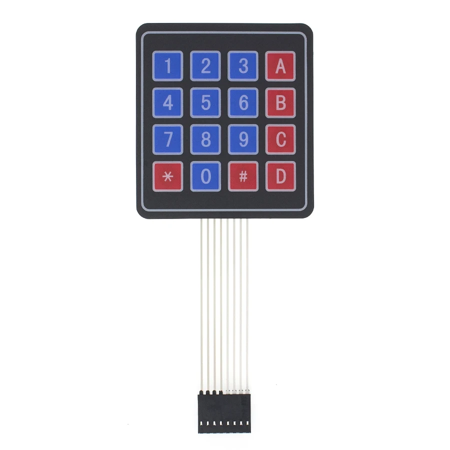 1*4 4*4 4*5 Matrix Array/Matrix Keyboard 16 Key Membrane Switch Keypad ...