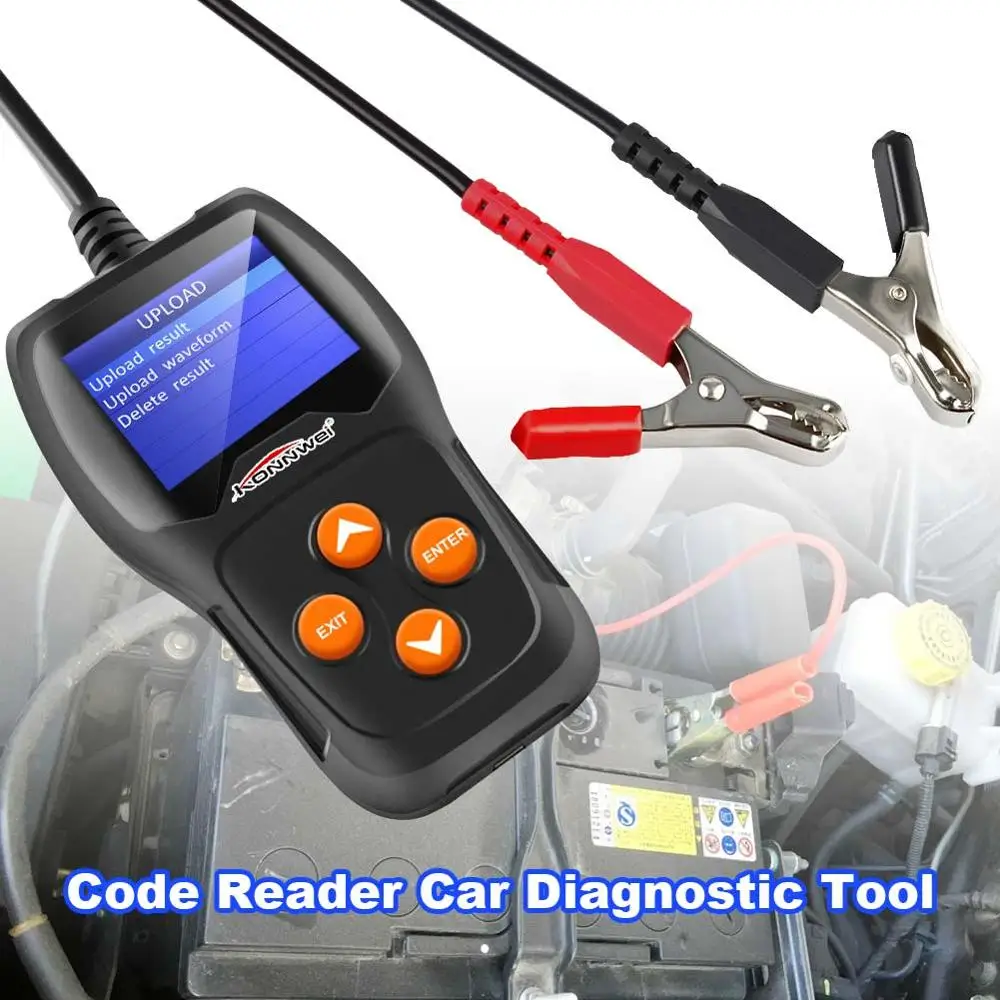 12 В цифровой автомобильный тестер батареи Автомобильный AH CCA напряжение батареи анализатор нагрузки автомобильный инструмент для диагностики батарей