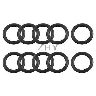 

10 Pcs Black Rubber Oil Seal O Ring Sealing Gaskets 11mm x 8mm x 1.5mm