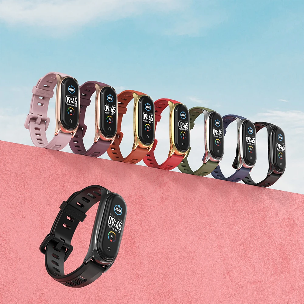 Mi Band 5 6  Ǹ  Ʈ, Mi 3 4 5 6 , Ǹī , Pulseira,  , ũ Ʈ