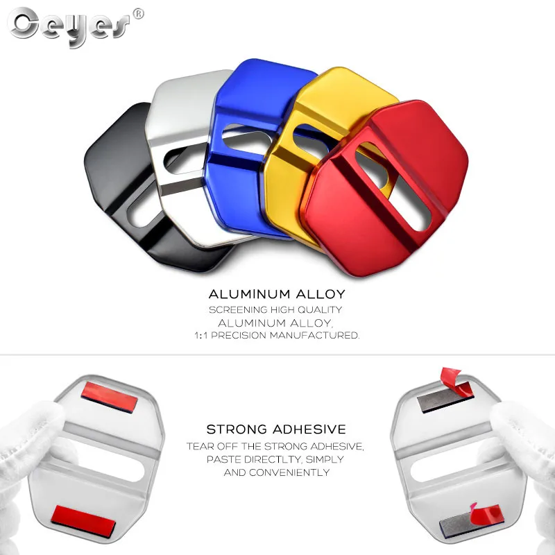 Ceyes 4pcs ڵ ׼   Ŀ ǾƮ Abarth 500 ޸  Amg W212 W213 W211 Bmw M ڵ Ÿϸ