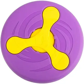 

3 in 1 Dog Toys Dog Flying Discs Interactive Dog Toys Medium Large Dogs Fetch Detachable Boomerang Food Feeder Bowl