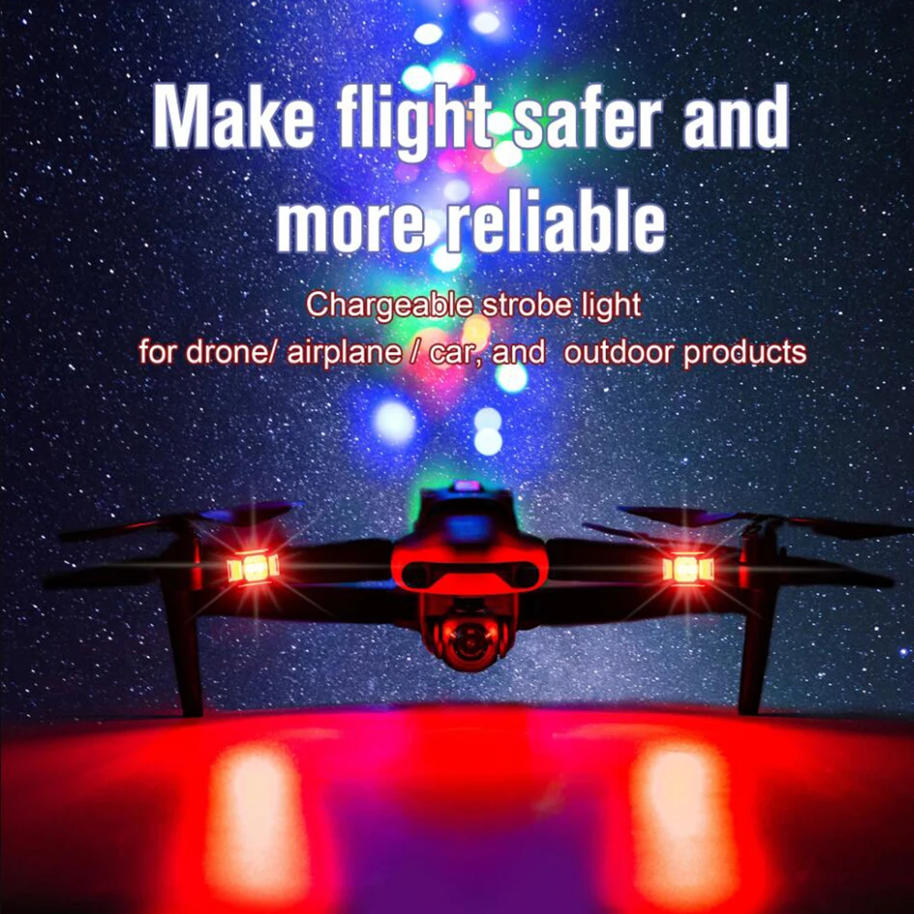 Universal Drone Flash Strobe Lampe Nacht Fliegen Flug Licht Für DJI Mavic 3  Air 2S/Mini/2/SE Funken Zoom FPV Fimi X8 Zubehör - AliExpress