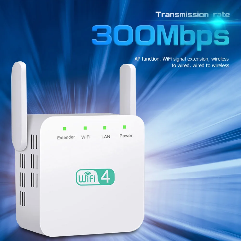 WD 611U Wi Fi ретранслятор 2 4 ГГц 300 Мбит/с расширитель беспроводной сети усилитель WiFi