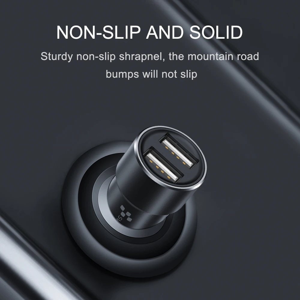 Swalle 3.4A car phone charger mini fast car charger universal tiny car chager for mobile phone high speed dual plug usb charger