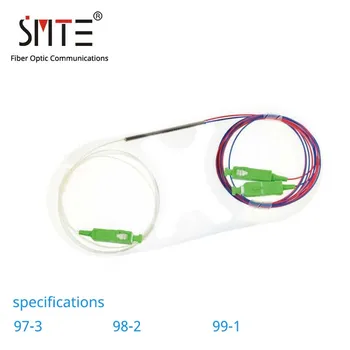 

10pcs/ lot fiber splitter taper splitter pigtail FBT APC connector 97/3 98/2 99/1 unbalanced fiber coupler