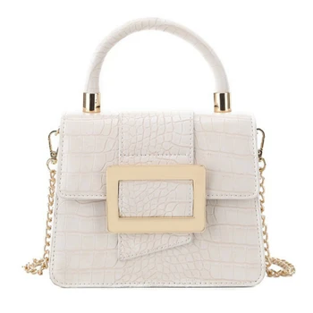 

Stone Pattern PU Leather Crossbody Bags for Women New Fashion Chain Female Shoulder Bag Casual Tote Bag Ladies' Travel Handbag