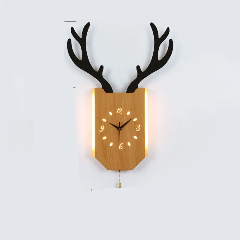 

Wall Lamp Bedside Lamp Bedroom A Living Room Charge Avoid Connection Television Background Wall Modern Concise Deer Head Avoid