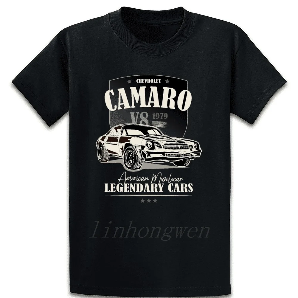 Camaro V8 power 1979 американская мышечная футболка с автомобилем Весенняя новинка дизайн S-4XL Забавный Солнечный свет винтажная хлопковая рубашка