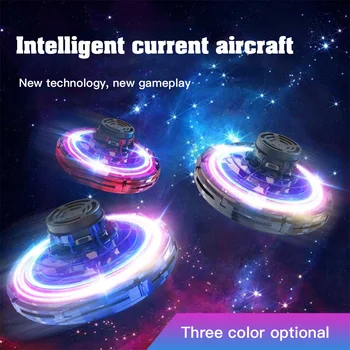 

Mini Portable Fly Toy Gyro Rotator Fingertip Upgrade Flight Gyro Drone UFO Decompression RC Toys For Children Christmas Gift