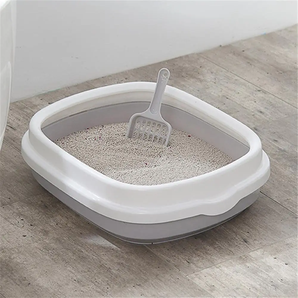 Pet Toilet Bedpan Anti Splash Cats Litter Box Cat Dog Tray with Scoop Kitten Dog Clean Toilette Home Plastic Sand Box Supplies Pet Toilet Bedpan Anti Splash Cats Litter Box Cat Dog Tray with Scoop Kitten Dog Clean Toilette Home Plastic Sand Box Supplies