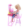 Barbies Doll-muebles de muñeca variados, sombrero de juguete, zapatos de escritorio, perchas de equipaje para accesorios de la muñeca Barbie Kelly 1:12, muñeca DIY ► Foto 2/6