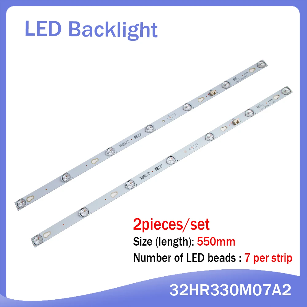 1Set= 2Pieces LED Backlight Lamp Strip For TCL TV TCL L32F3303B YHA-4C-LB320T-YHL LVW320CSOT E227 32HR330M07A2