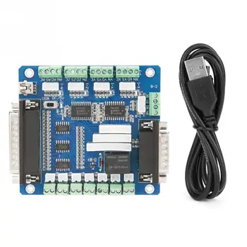 

MACH3 Interface for 5 Axis CNC Stepper Motor Controller Driver Board Engraving 5V with Bipolar USB Cable Controller