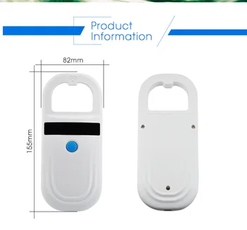 

ISO FDX-B Pet RFID Chip Reader OLED Display Portable Animal Microchip Scanner for Dog Cat