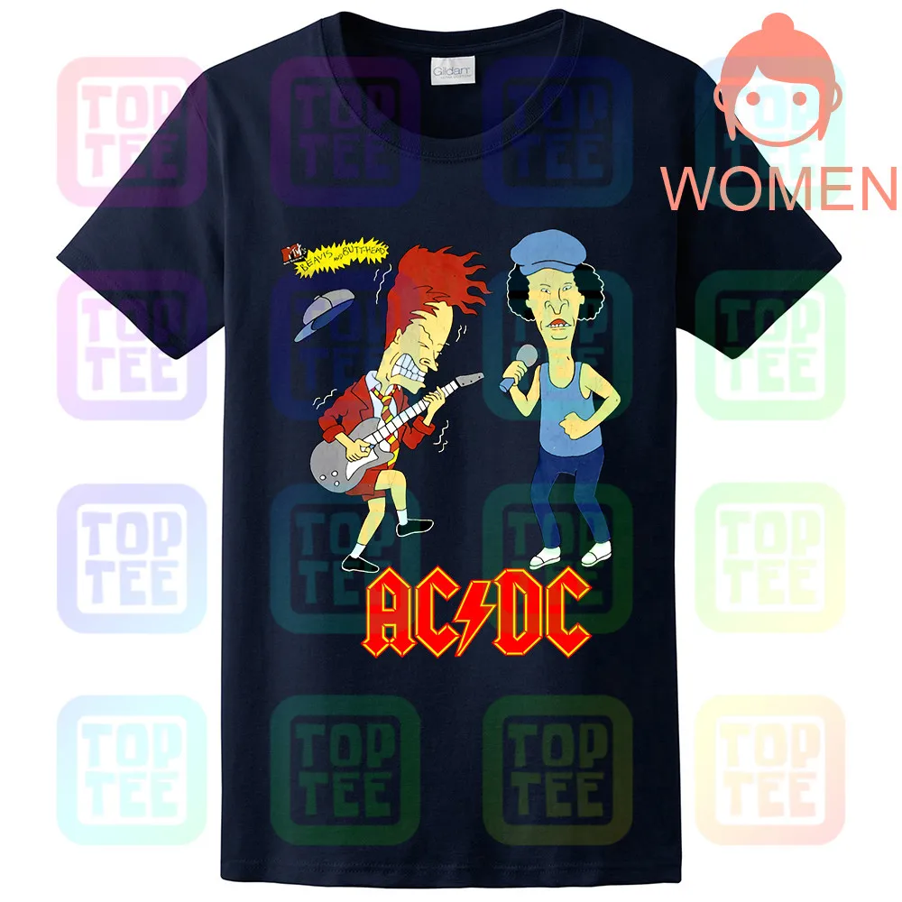 Ограниченная серия! 1996 AC/DC Beavis and Butthead футболка тяжелый ...