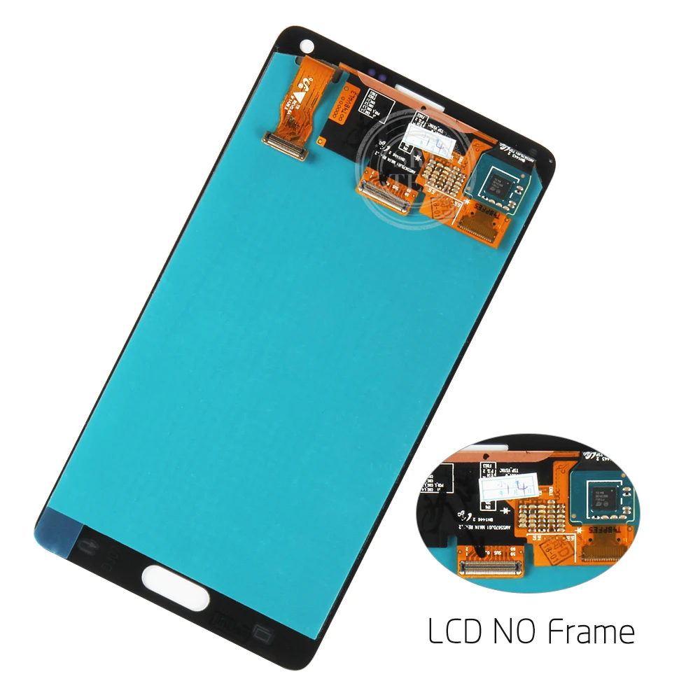 AMOLED/OLED экран для samsung Galaxy Note 4 Edge lcd N915F Дисплей сенсорный дигитайзер сенсор стекло сборка для N915 lcd N9150
