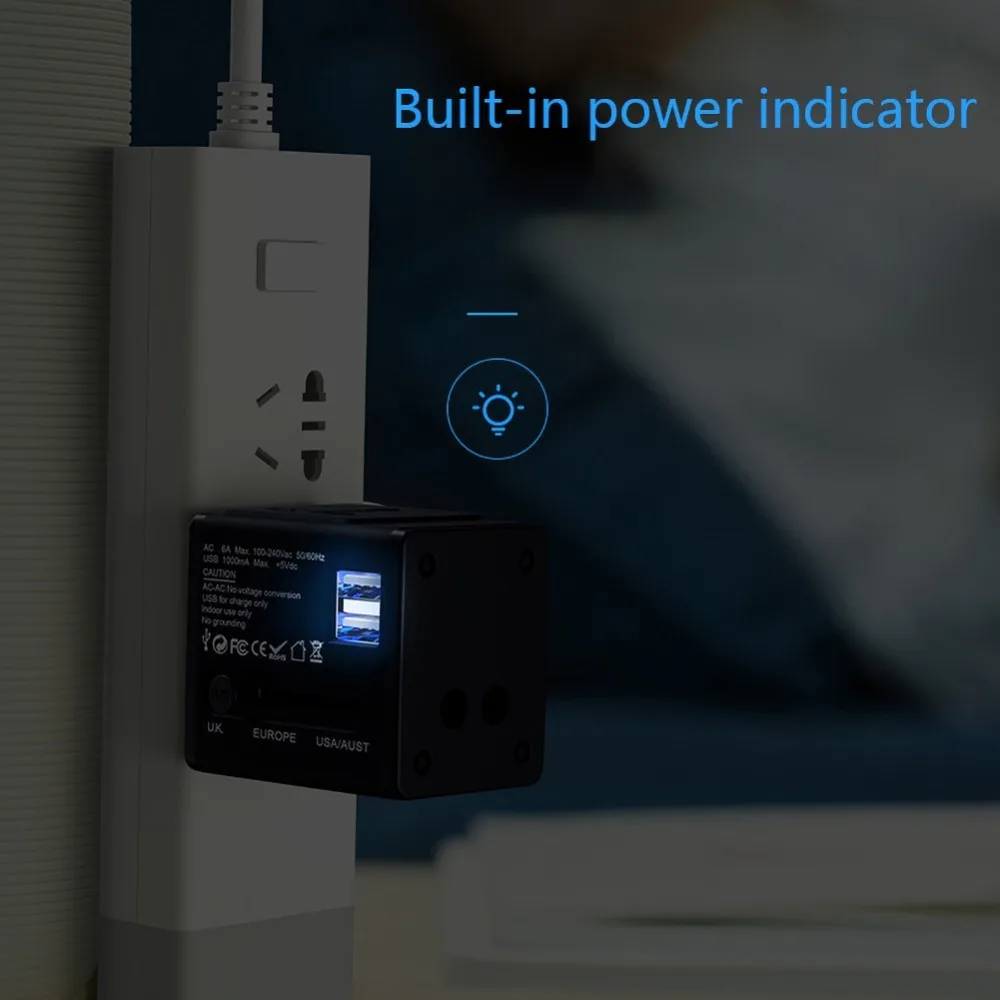 4-in-1 Universal Wall Charger Multifunctional Fireproof Travel Plug Charging Block Power Adapter Replacement For Phone