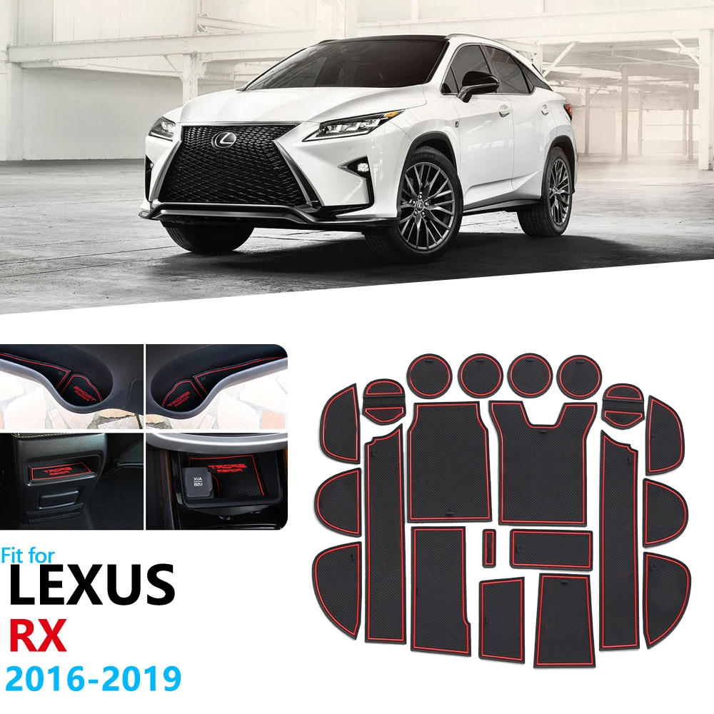 Противоскользящий резиновый подстаканник для Lexus RX 300 200t 450h RX200t RX300 RX450h 2016 2017 2018 2019