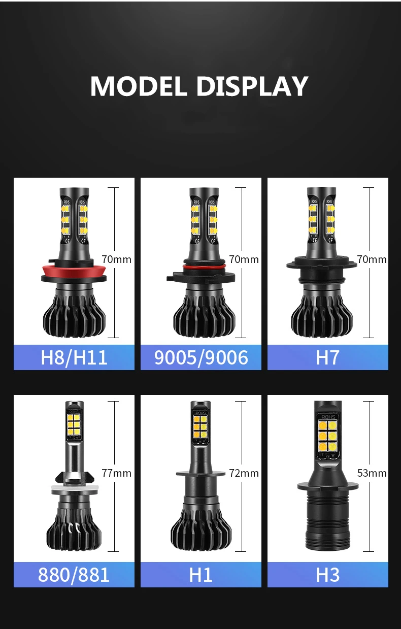 2x 12-24V Противотуманные фары Дневные Фары Лампы Фары H11 H8 H9 светодиодный для BMW E46 E39 E90 E60 E36 F30 F10 E30 E34 X5 м F20 X3 E87 E70 E92 X1 M3 X6 E38