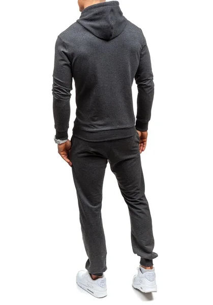 Fashion Hot Pullover Hooded Sports Suits 2019 New men fashion 2 parts hooded sweatshirt and sport 5