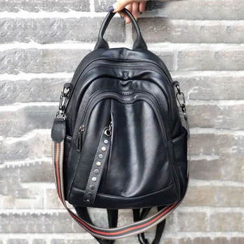 

Travel Luxury Designer backpack women casual Multifunction Women Leather Backpack Female Shoulder Bag sac a dos femme
