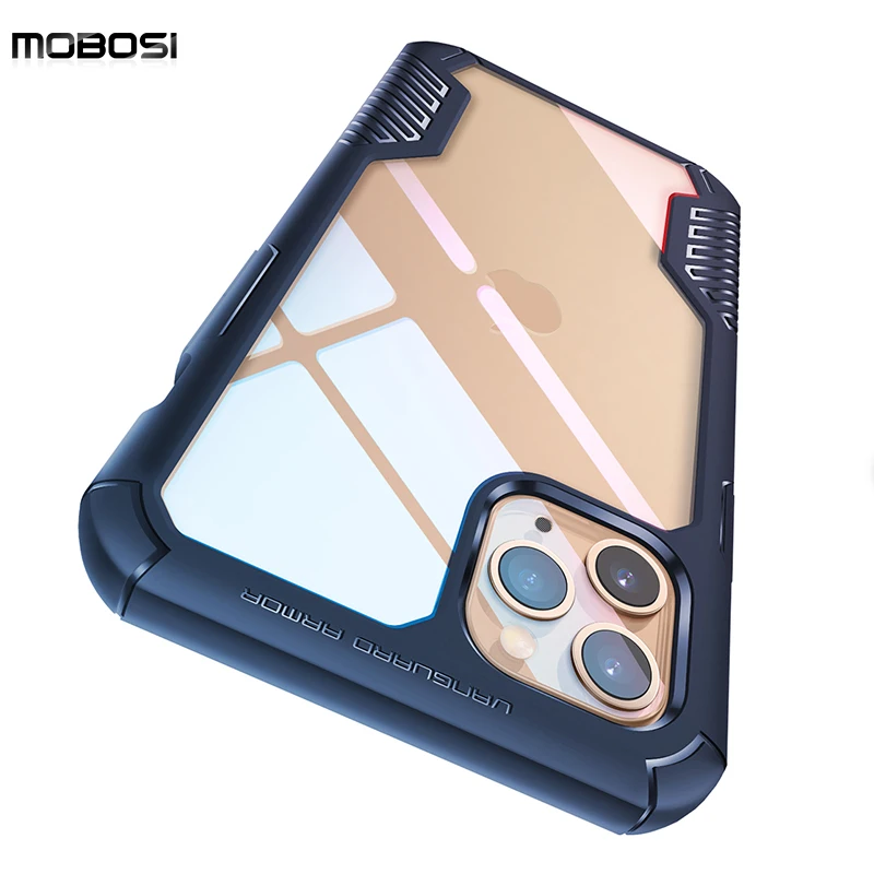 MOBOSI Phone Case For iPhone 11 Pro Rugged Heavy Duty Military Grade Shockproof Drop Protection Cover for | Мобильные телефоны и