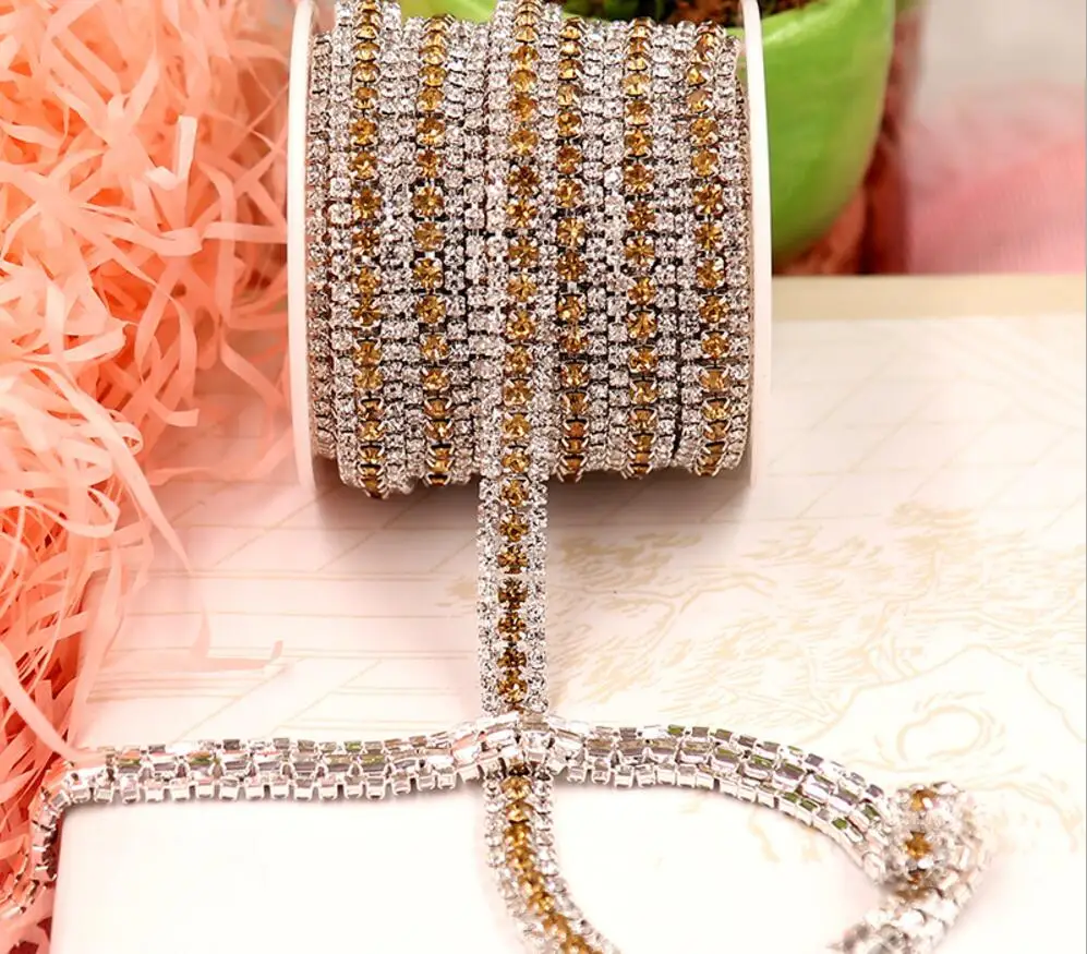 2 ярда ручной работы жемчужные бусины трубка Блестящий бисер сетчатая кружевная отделка Лента для одежды шитье DIY свадебное платье воротник шапка для куклы