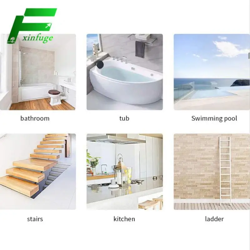 24pcs Anti Slip Strips Transparent Shower Stickers Bath Safety Strips Non Slip Strips For Bathtubs Showers Stairs Floors