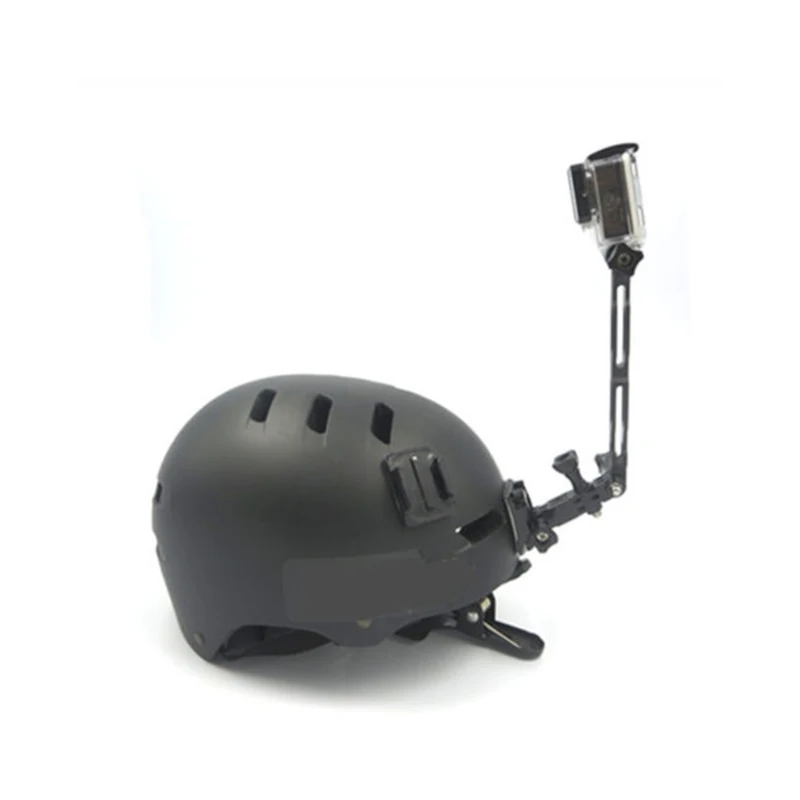4 SJ4 E9B6 Aluminium Extension Arm Metal Pole Mount Helmet for Gopro Hero 2 3 3 