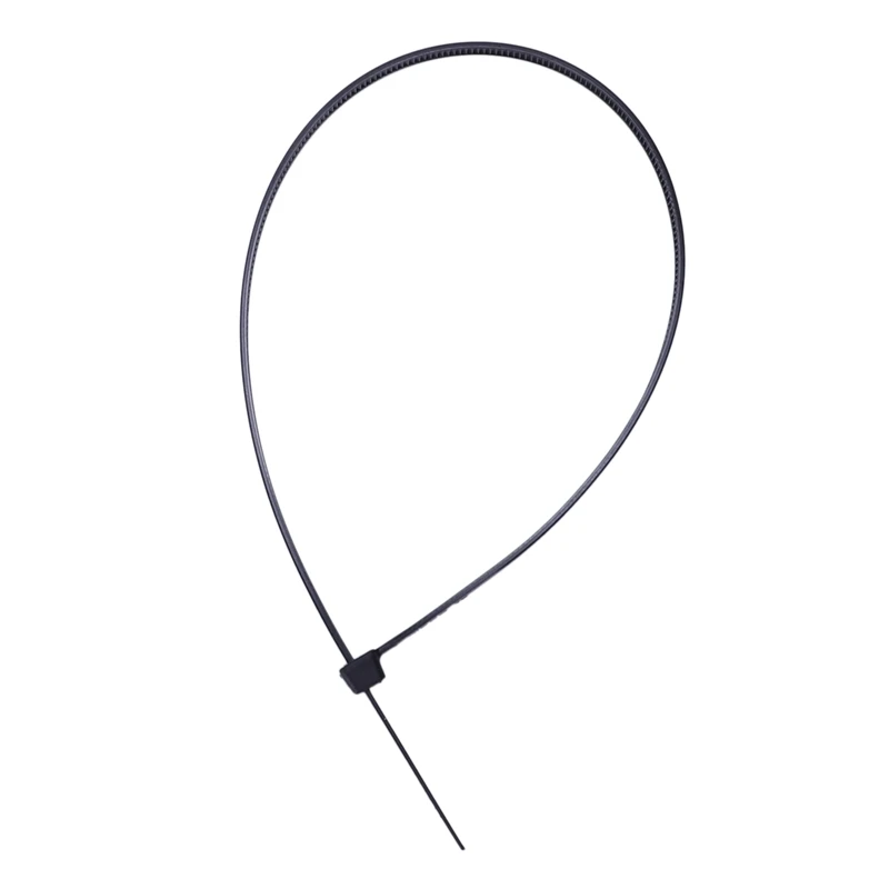 100pcs Zip Wrap TIES Cable Ties Wire Straps PLASTIC Hook Self-Locking Nylon Main Color: Black Size: 4X300mm