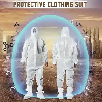 

Disposable Protective Coverall Siamese Oil-Resistant Waterproof for Spary Painting Decorating Clothes Overall Suit Workwear