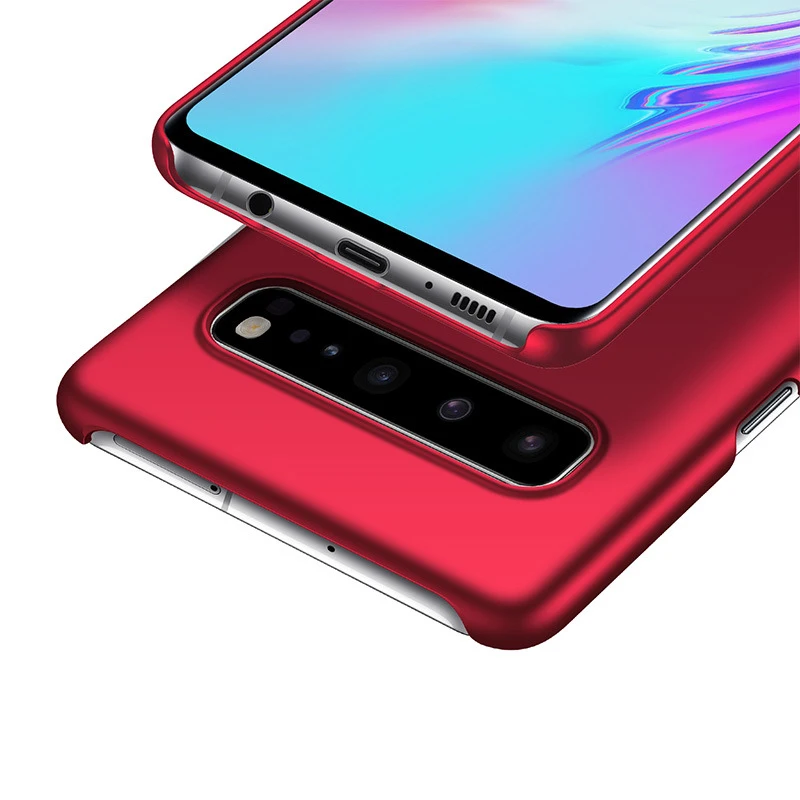 For Samsung S20 ultra S20 S10E Plus Slim Colorful Rubber Frosted Matte Plastic hard Cover Case For Galaxy S10 5G A11 EU A11 US (10)