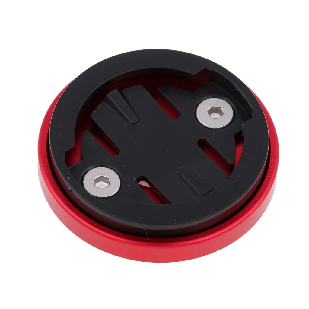 Universal Bicycle Stem Top Cap Mount Computer GPS Stopwatch Holder Bracket Base  Road/Mountain Bike Accessories