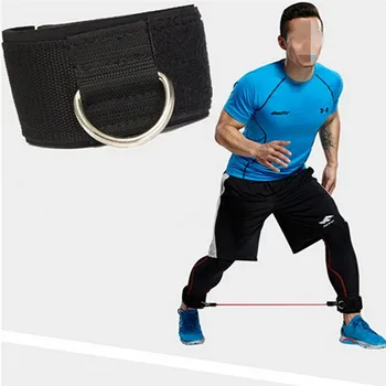 

Exercise Fitness Ankle Strap Belt Muscle Training Pull Band Bandage Leg Strength With D Ring Buckle Safety Leg Train Tool
