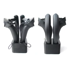 Для клапана указательный джойстик для игр в виртуальной реальности ручной захват Быстрая Зарядка Док-станция с 2 магнитным зарядным кабелем