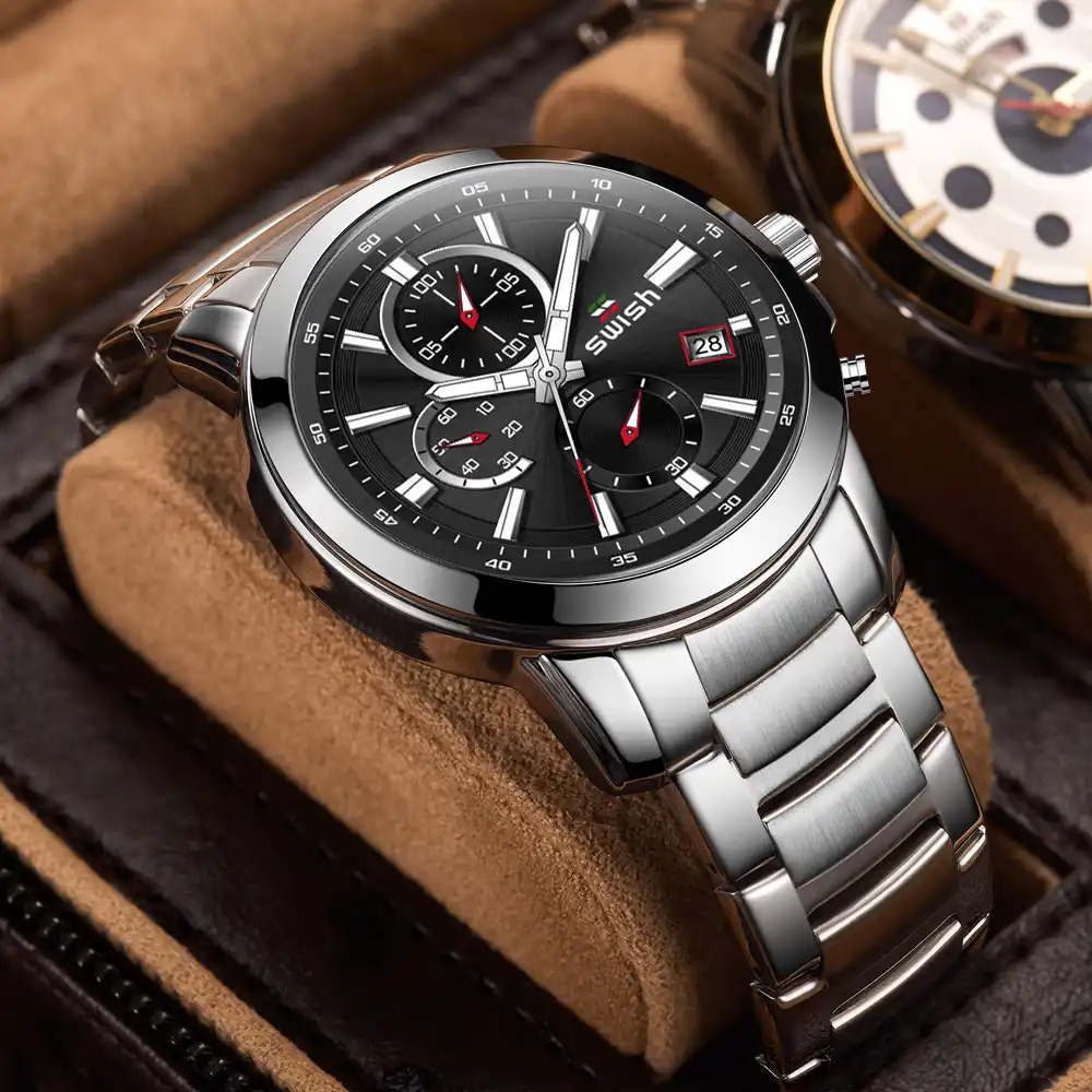 6 11 メンズ 2019 新ファッションソーラー腕時計フルスチール時計軍ミリタリーアウトドアクォーツ腕時計男性スポーツ時計 No 008 Watch Casual Watch Fwatch Fashion Aliexpress