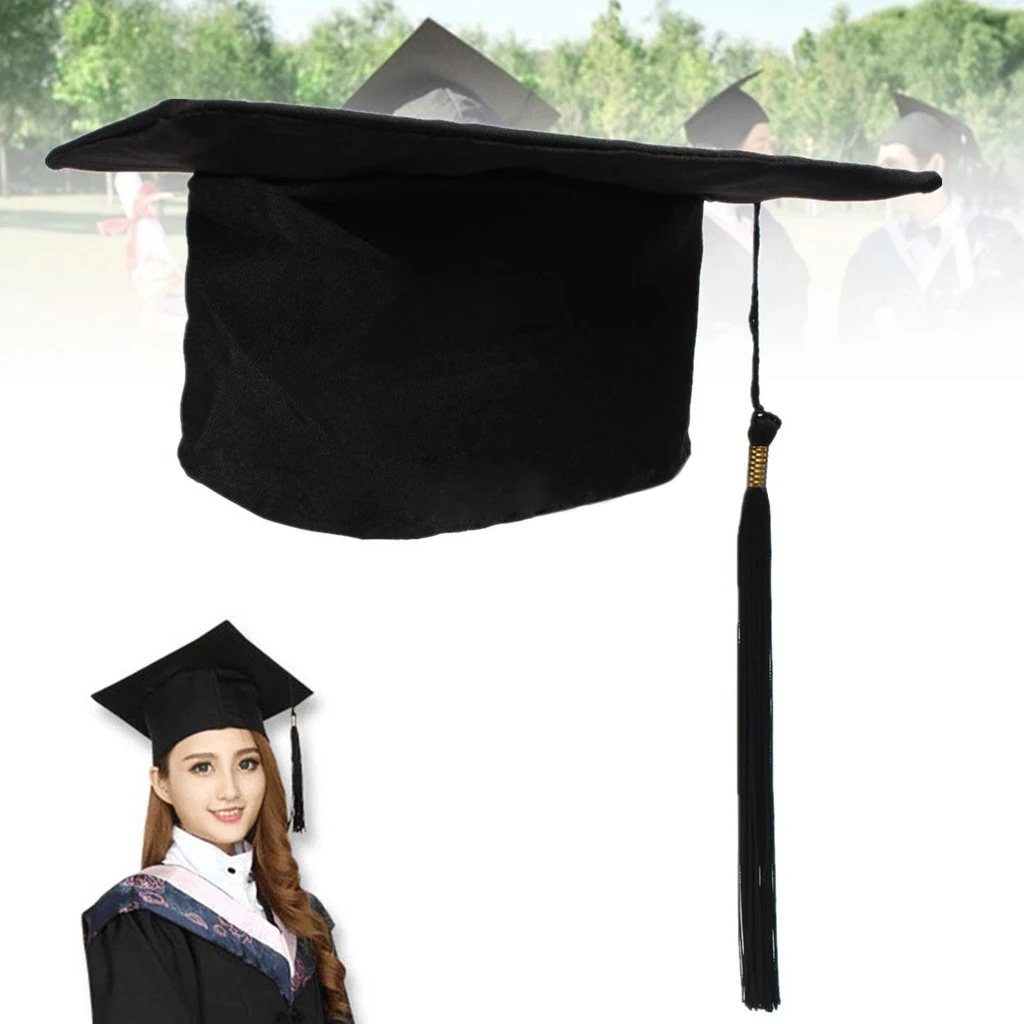 Hat Mortar Board Graduation College School Fancy Dress Props Hen/Stag Party