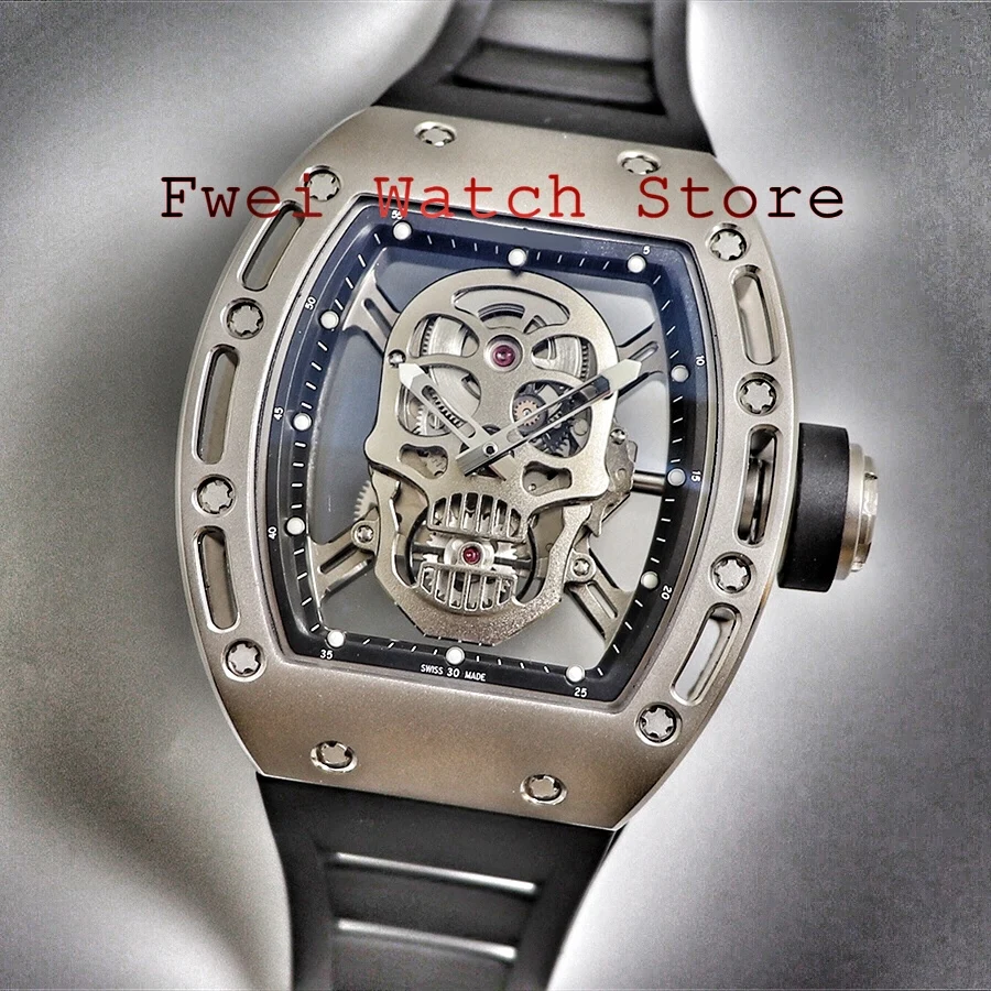 

ForRichard RM-052. Hollow and Lasha technology. Men's Automatic Imported Movement 49x41mm Barrel Watch