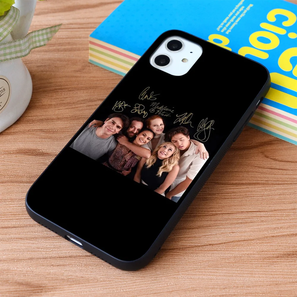 Чехол для iPhone Riverdale Cast Autograph Soft TPU border Apple | Мобильные телефоны и аксессуары