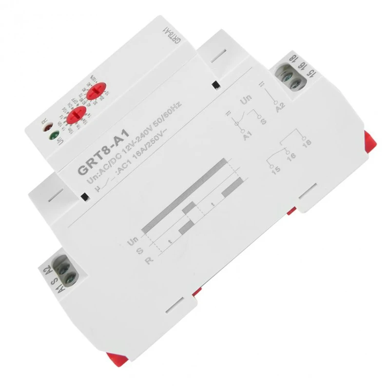 AABB-GRT8-A1 мини мощность на реле времени задержки din-рейку Тип AC/DC 12V240V