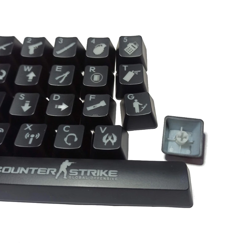 Teclado Mecânico cs go com Retroiluminação 26 Teclas Abs Shot para Oem Ceremx - Imagem 4