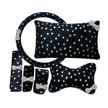 Ladycrystal новые подушки сиденья автомобиля мягкая волна точка авто чехол на сиденье автомобиля Стайлинг интерьера Аксессуары 1 шт