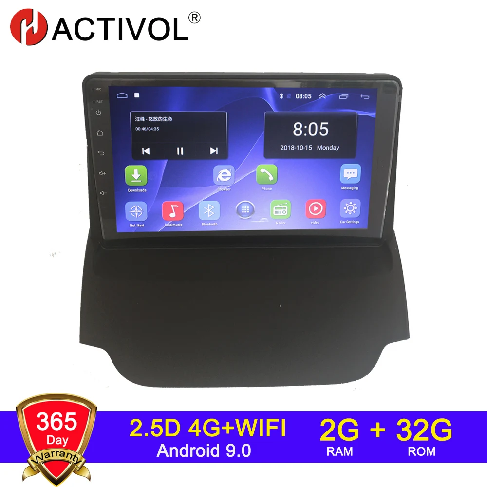 Автомагнитола для Ford Ecosport 4G Wi-Fi 2 Гб 32 ГБ Android 9 0 din 2013 2014 2015 2016 2017 | Автомобили и