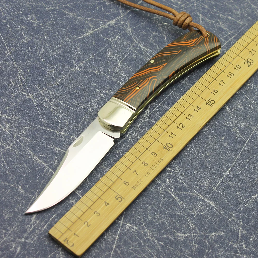 Заказной OEM14C28 стальное лезвие Mudstone FIowPattern G10 Ручка для кемпинга охоты рыбалки