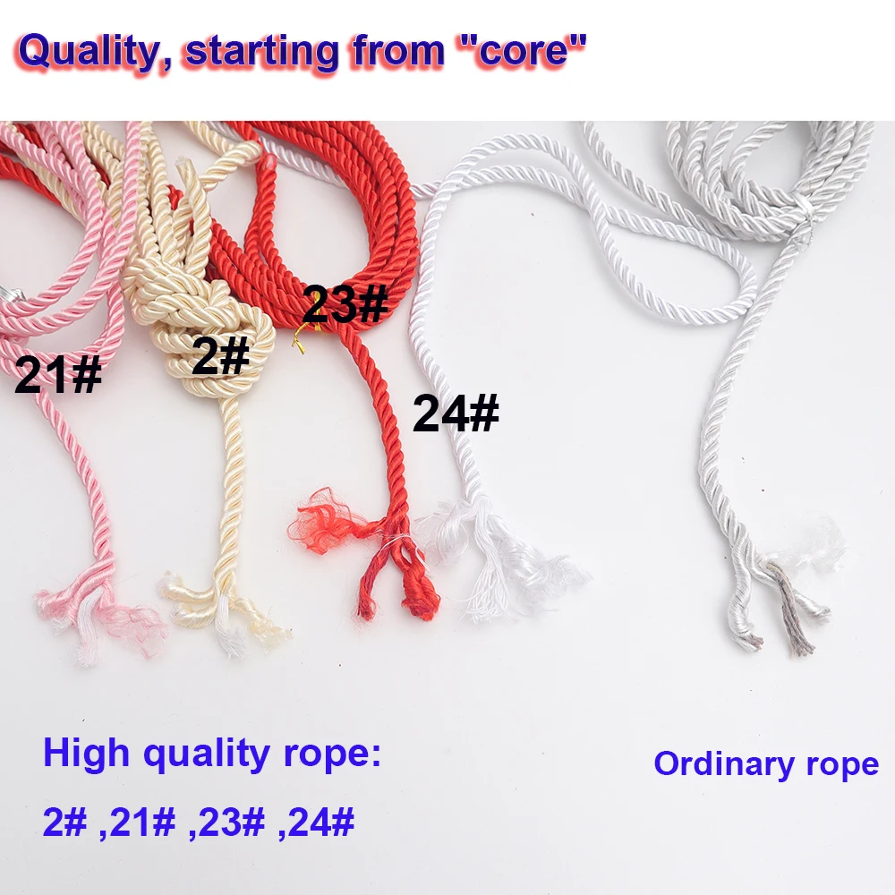 Macrame Rope 3 Strandt Twisted Cord Bracelet DIY Findings Couture Materiel Home Decor Accessories Lanyard 5meters 5mm String