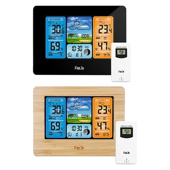 

FanJu Weather Station Clock Digital Temperature Humidity Wireless