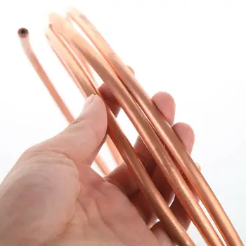 

Soft T2 Copper Tube Coil Refrigeration HVAC Auto OD 2-22mm Thickness 0.5-1.2mm OD X Thickness