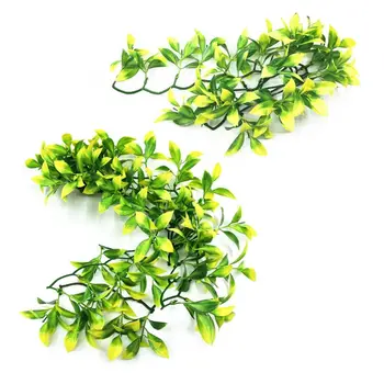 

Artificial Plastic Plant with Suction Cup Reptile Aquarium Landscaping